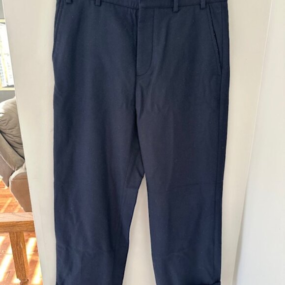 GUCCI Blue Wool Pants - Picture 2 of 4